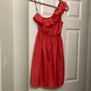 Dotted Red Dress
